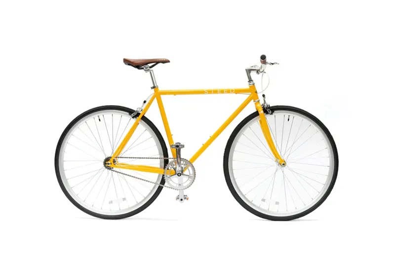 Thoroughbred Single Speed Road Bike Saffron Yellow
